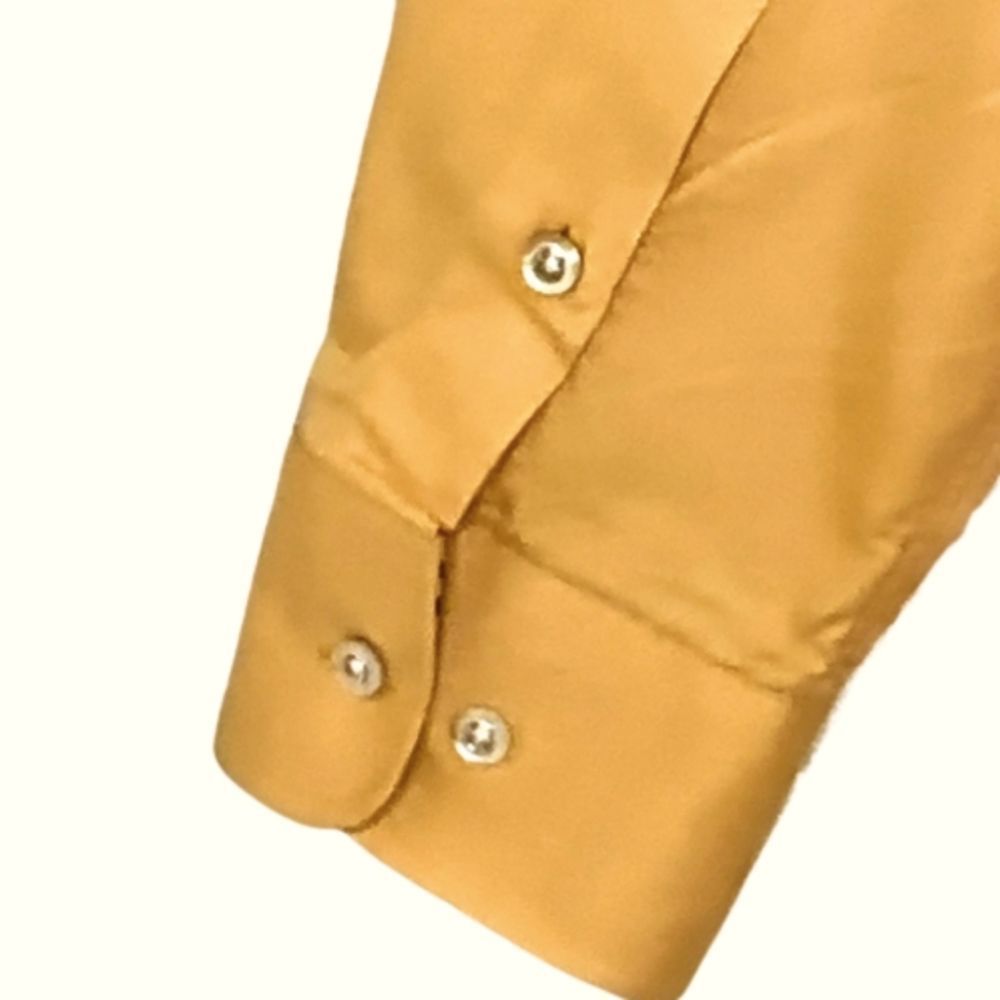 Burberry Men's Orange Dress Shirt - Picture 8 of 9